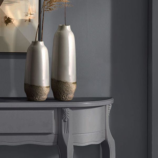 Mid-Century Modern Console Table with 1 Drawer and 4 Wooden Legs