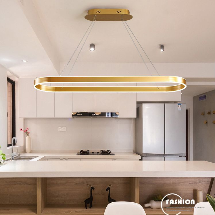 Les luminaires de lustre métallique moderne pour le restaurant pour restaurant