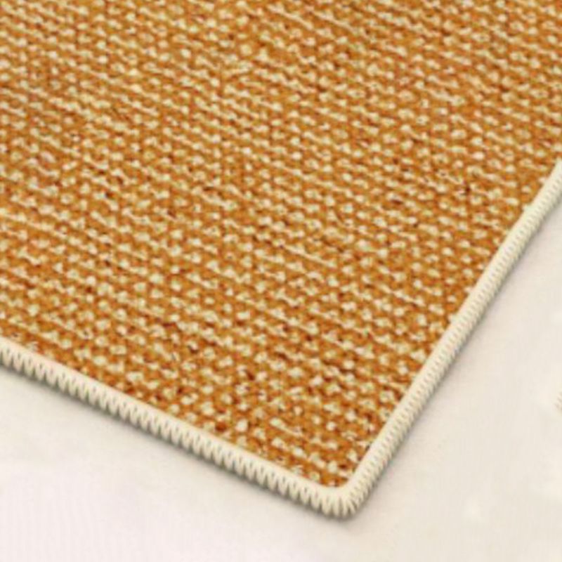 Tapis moderne Beige, couleur Pure, en Polyester, avec envers antidérapant, pour la décoration de la maison