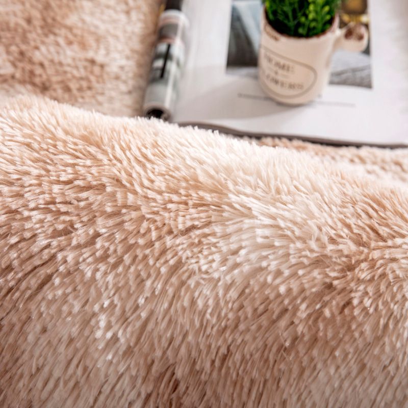 Sky Blue Modern Rug Polyester Gradient Rug Washable Rug for Home Decor