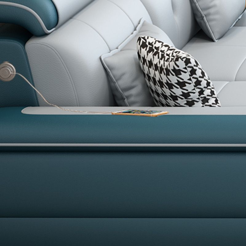 Pillow Top Arm 158.26" D x 70.86" W x 31.49" H Sectionals with Adjustable Bolster Pillows