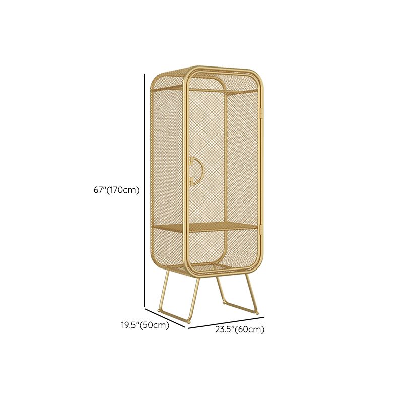 Contemporary Wardrobe Closet Metal Wardrobe Cabinet for Bedroom