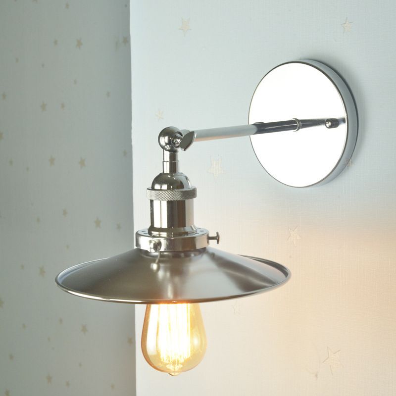 Bewaffnete Waschtisch Wandleuchten amerikanische Retro -Stil -Eisen -Eitelkeitslampe