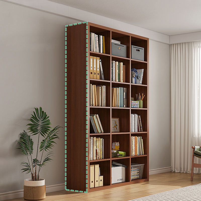 11.8" W Standard Shelf Bookcase Engineered Wood Closed Back Modern Book Shelf