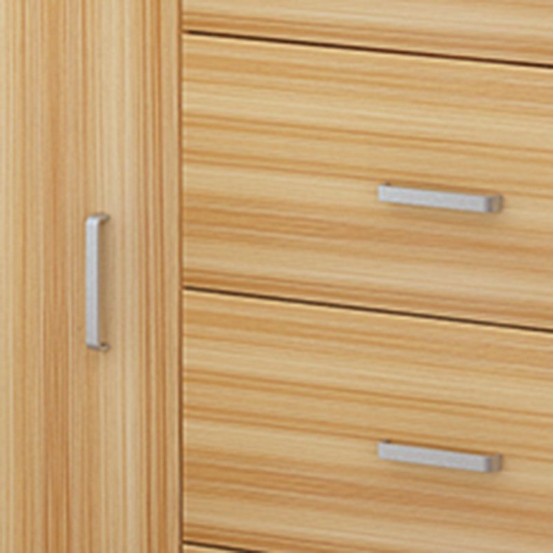 Contemporary Bedroom Engineered Wood Storage Chest Bedroom Chest with Drawers