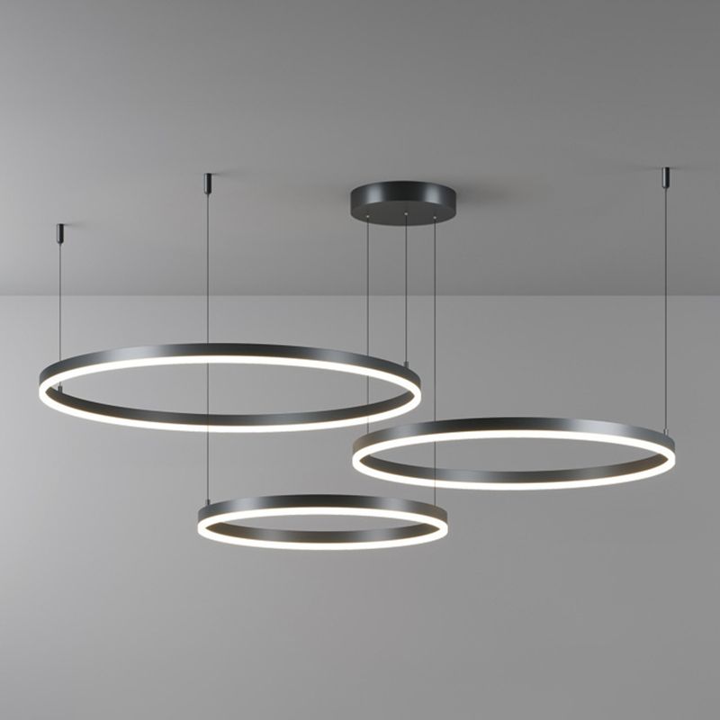 Lámpara de colgación de múltiples luz de estilo moderno de lámpara moderna de forma moderna para dormitorio