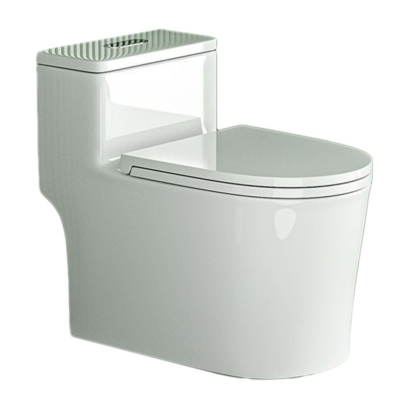 Traditional Flush Toilet All-In-One Floor Mounted Siphon Jet Porcelain Toilet