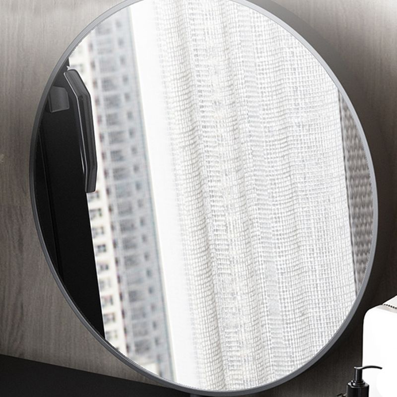 Modern 34.6" Height 2 Drawers Mirrored Makeup Table Desk Vanity