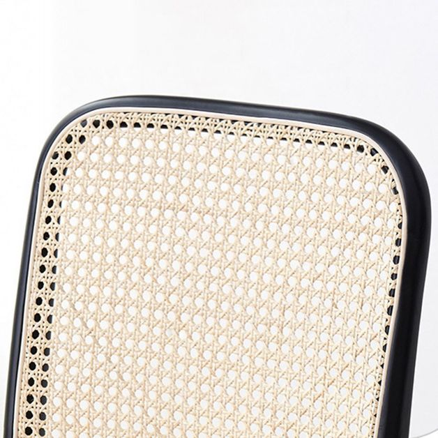 Modern Solid Wood Kitchen Dining Side Chair Opening Back Dining Side Chair
