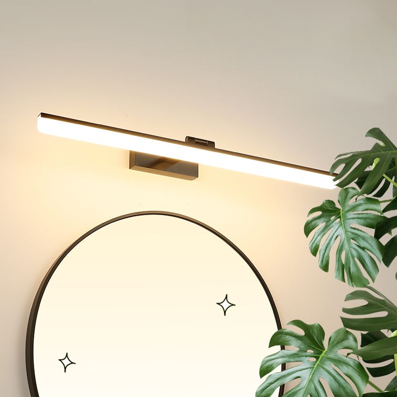 Moderno stile minimalista allungato Montate Montate Vanity Lights Alluminio Vanity Wall Freepurs per il bagno