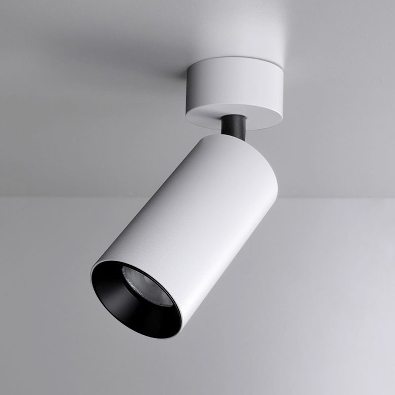 Cylinder Ceiling Light Fixture Contemporary LED Flush Mount for Living Room