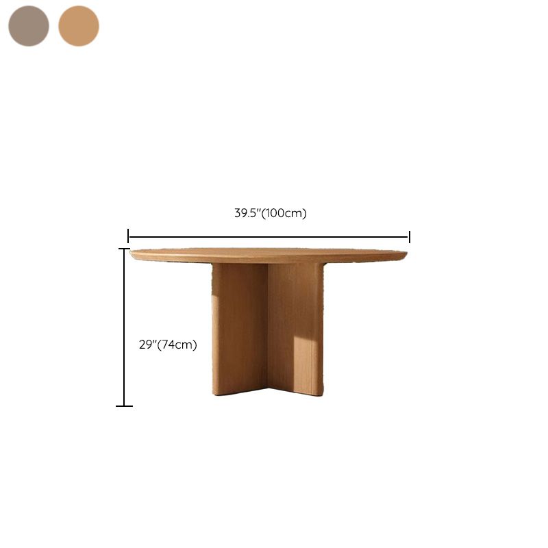 Contemporary Patio Table with UV Resistant Solid Wood Dining Table