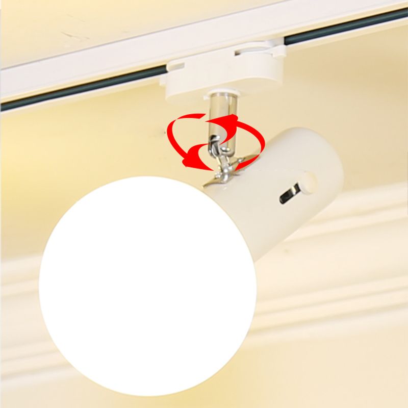 Linear Ceiling Flush Mount Light Minimalist Style Metal White Ceiling Mount Chandelier