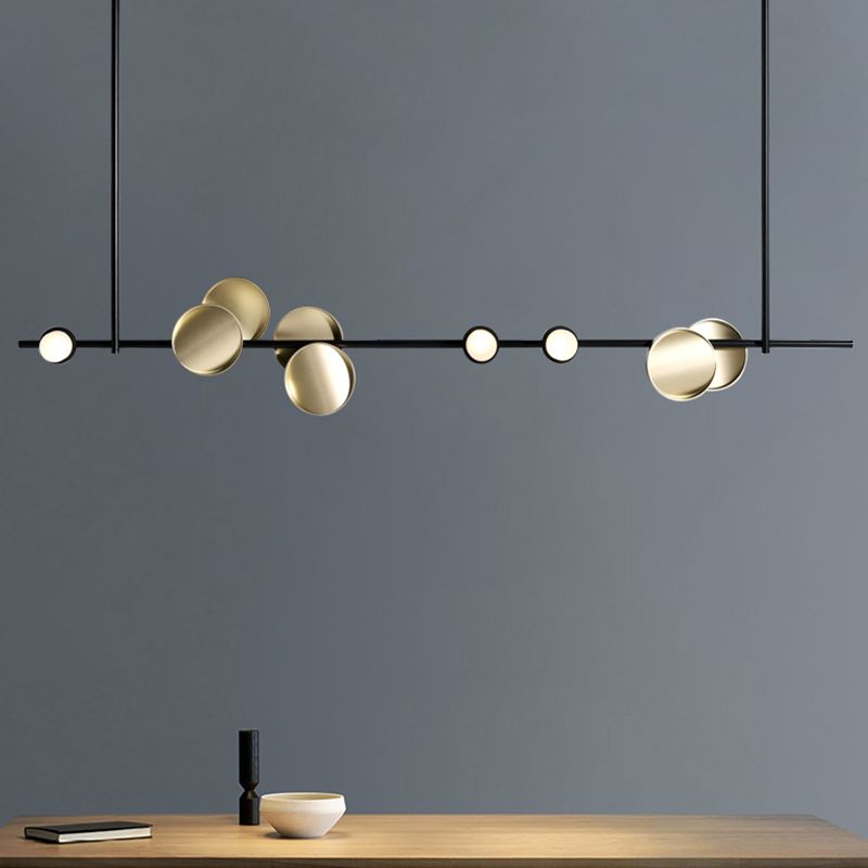 Suspension du restaurant de la géométrie moderne avec ombre avec une teinte acrylique