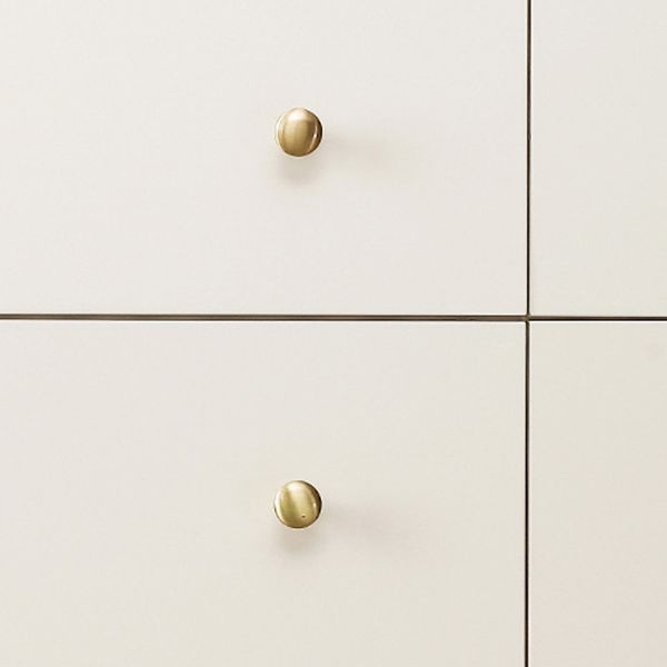 Classic Glam Double Dresser Cherry Horizontal Storage Chest Dresser for Bedroom