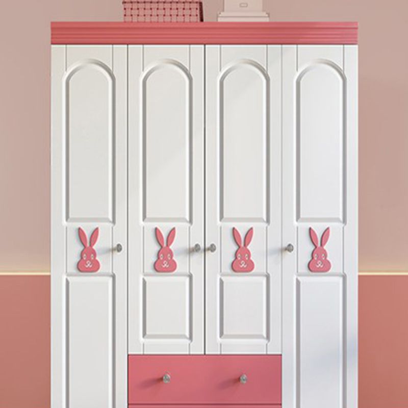 Coastal Storage Cabinet with Hinged Door Manufactured Wood Matte Finish Cabinet