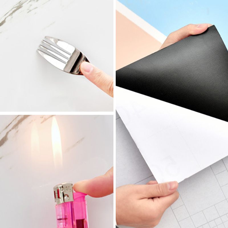 Wall Floor Tile Wallpaper Marble Pattern Waterproof Wall Tile