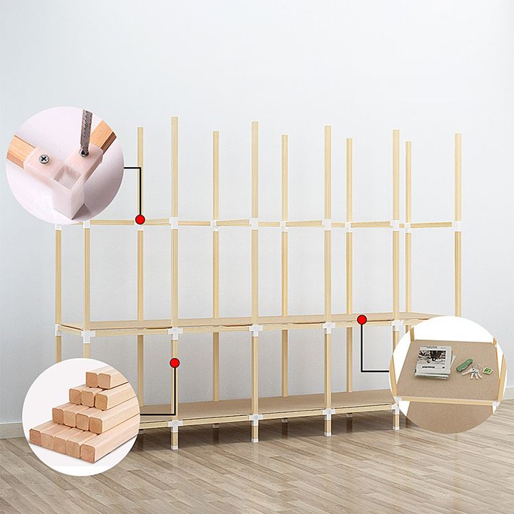 Walnut Wood Frame Wardrobe Armoire Contemporary Style Wardrobe Cabinet for Bedroom