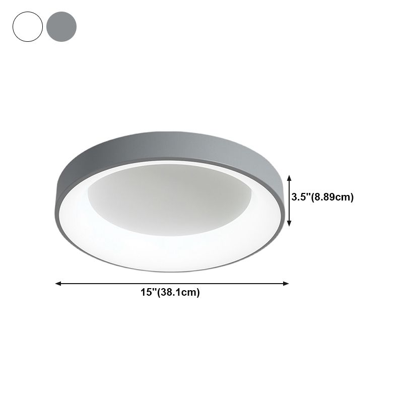 Plafonniers ronds encastrés, luminaire de plafond contemporain pour salon