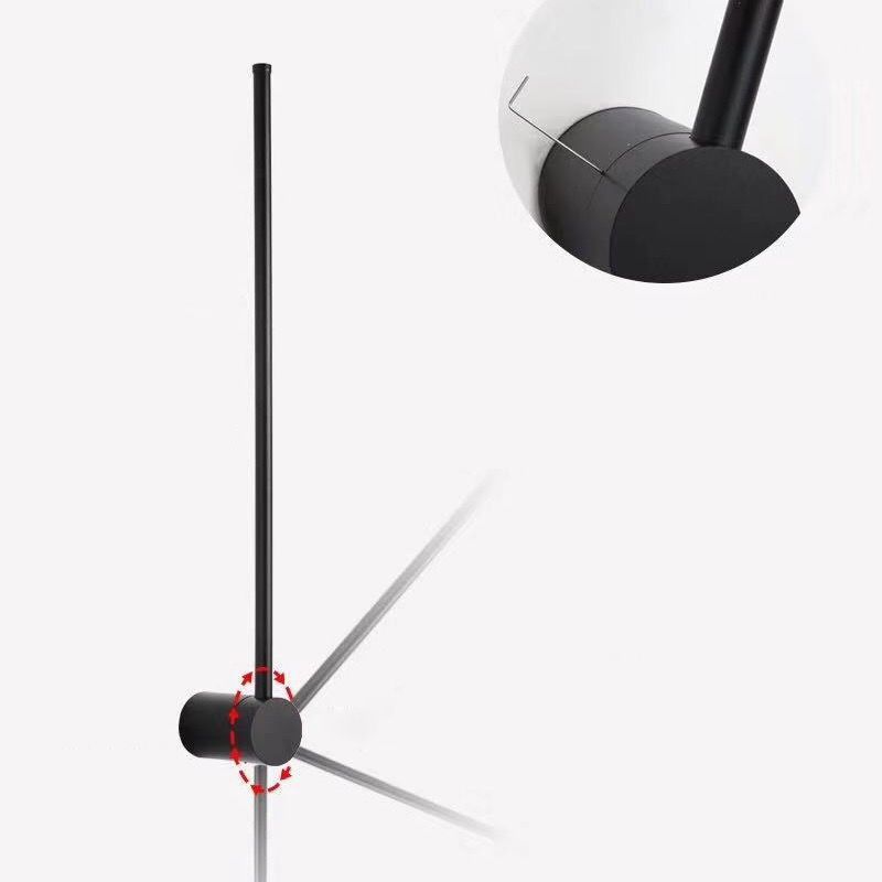 Minimalistische Metallwandleuchte gerade 1 leichte LED -Wandleuchten für Schlafzimmer