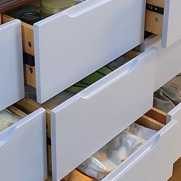 16" D Bedroom Wooden Storage Chest Dresser Modern Storage Chest in 3 Colors