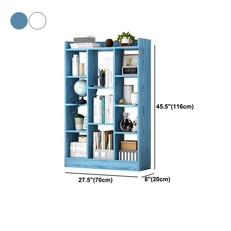 Engineered Wood Standard Bookcase Contemporary Open Back Bookcase