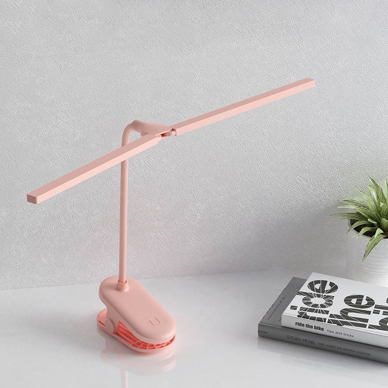 Macaron linéaire serrage de bureau lampe en plastique en plastique