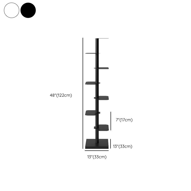 12" Wide Contemporary Shelf Bookcase Open Shelves Included Bookcase