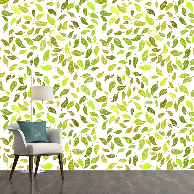 Environment Friendly Mural Wallpaper Plants Illustration Indoor Wall Mural