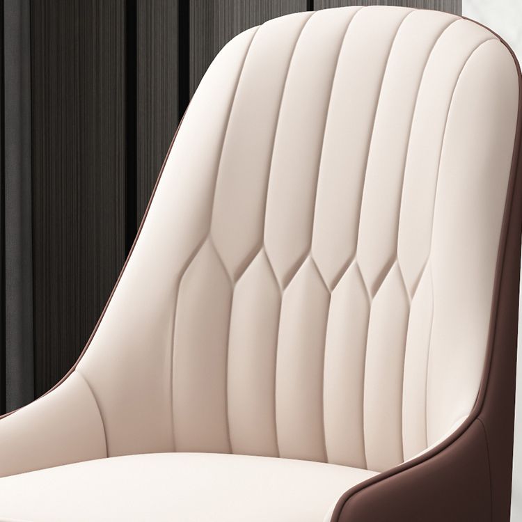 Silla de comedor de estilo escandinavo de metal, sillón de comedor Parsons para el hogar