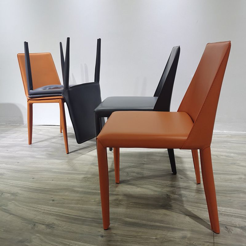 Contemporary Dining Room Chair Faux Leather Dining Chair for Home