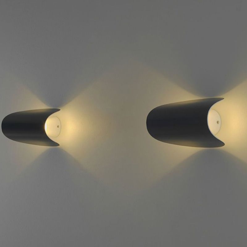 Unique Metal Wall Sconce Modern Nordic Macarons 1 Light Wall Mounted Light for Bedroom