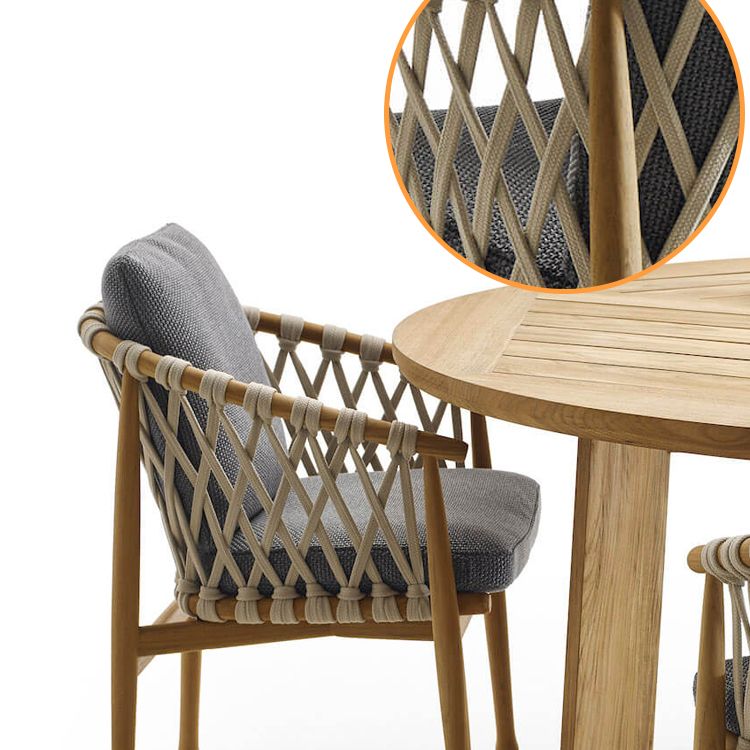 1/4/5/6/8 Pieces Dining Table Set Solid Wood Patio Dining Sets