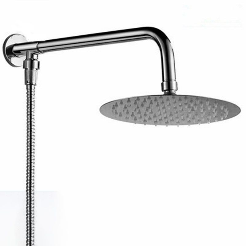 Swivel Rain Shower Head Wall-Mount Full Copper Pressurized Shower