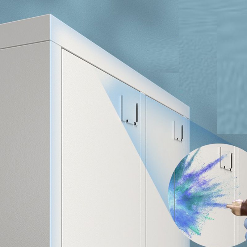 Modern Glass File Cabinet Solid Color Filing Cabinet for Home Office