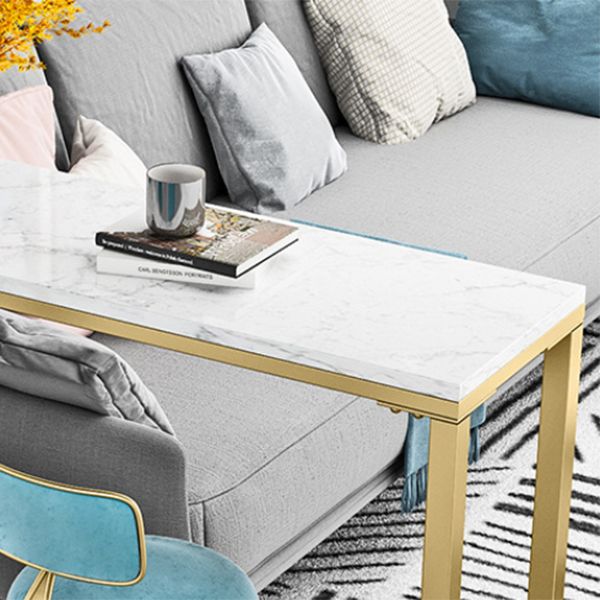 Glam 1/2/3 Pieces Metal Bar Table Set Rectangle Bar Table with High Stools for Home