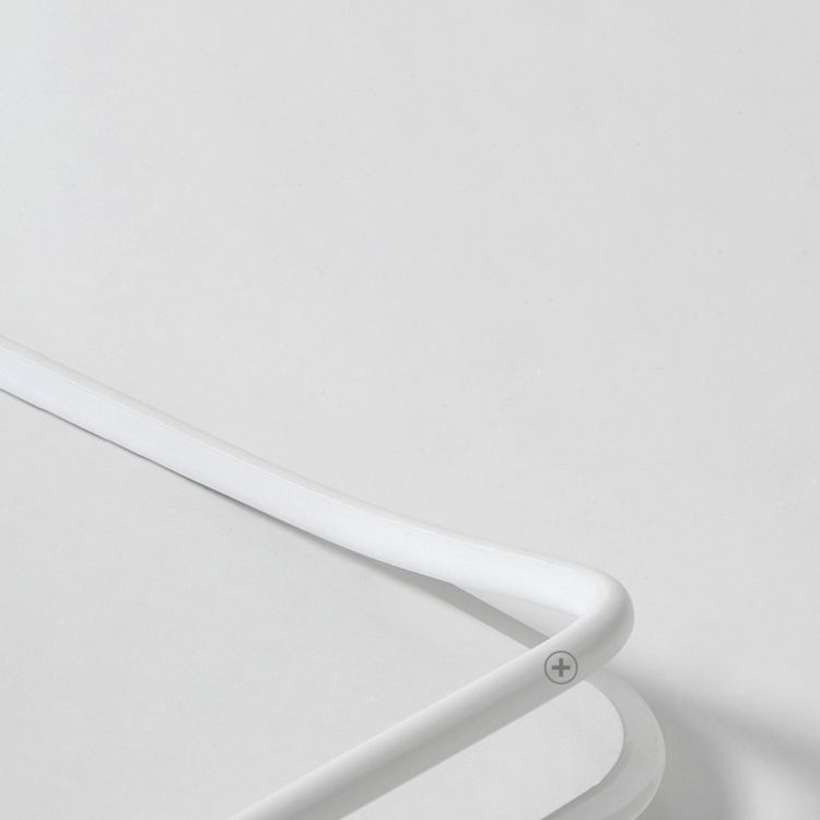 Plafonnier ombragé pour chambre à coucher, luminaire minimaliste à LED en métal, blanc