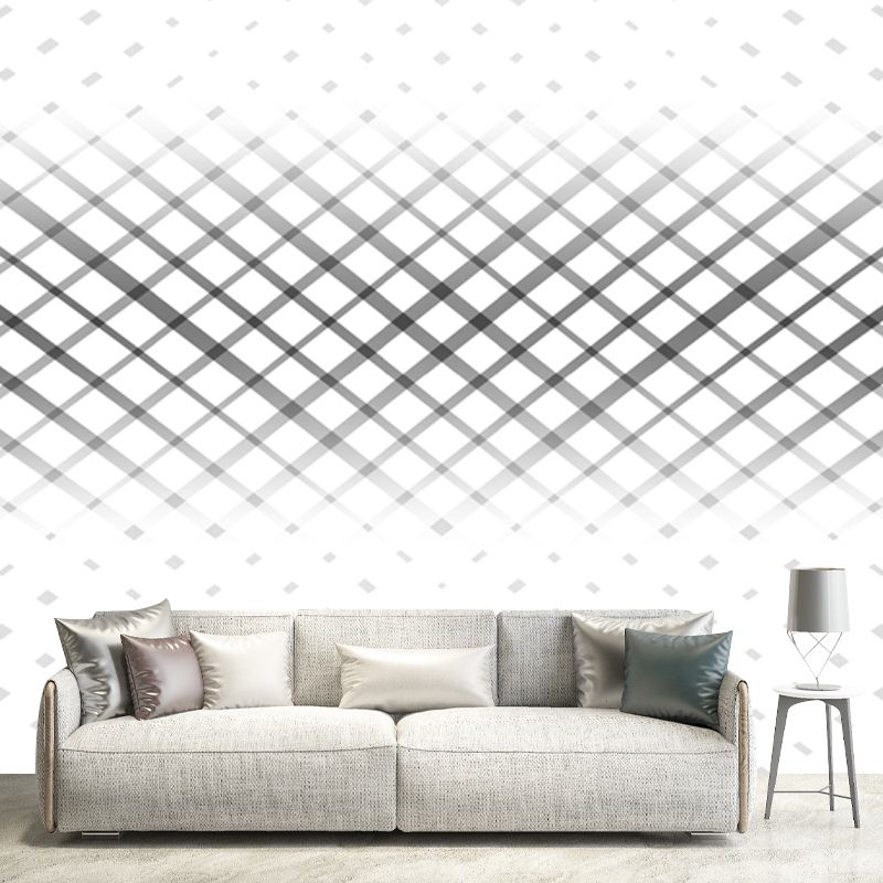 Waterproof Latticework Wallpaper Murals Customized Simplicity Wall Covering for Home