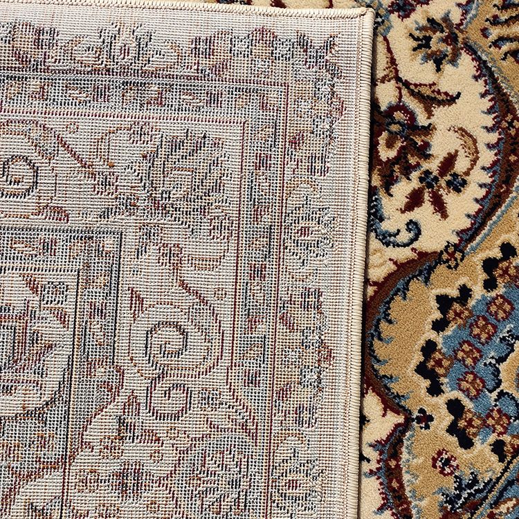Multicoloe antiek gebied tapijt polyester bloem binnen tapijt anti-slip rugtapijt voor woonkamer