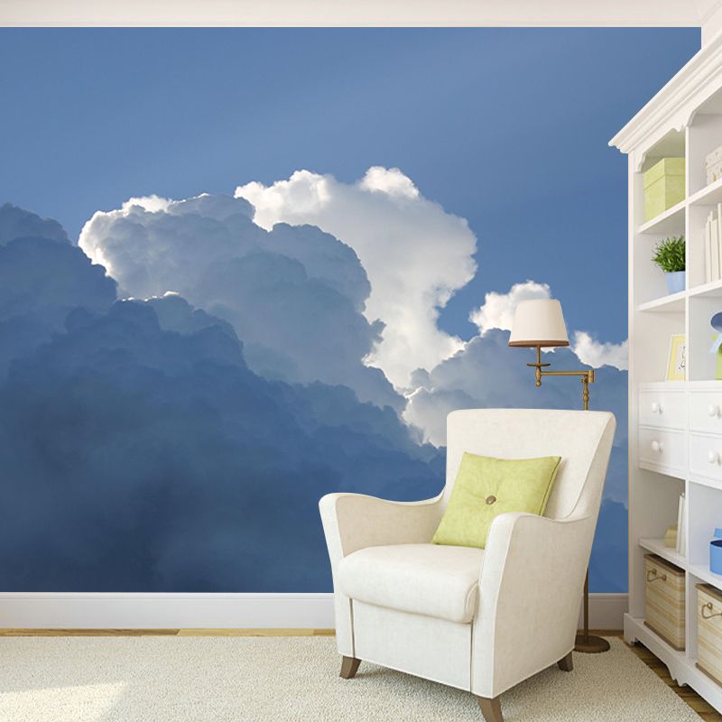 Environment Friendly Resistant Mural Wallpaper Beautiful Sky Sleeping Room Wall Mural