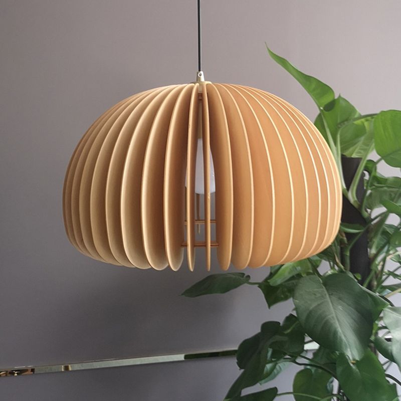 Bois Nordique Pendre moderne Light 1-Light Plafond Plafond pour salle à manger