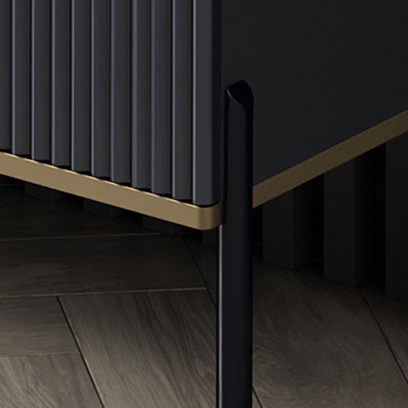 Glam Stone Sideboard Dining Room Adjustable Shelves Sideboard