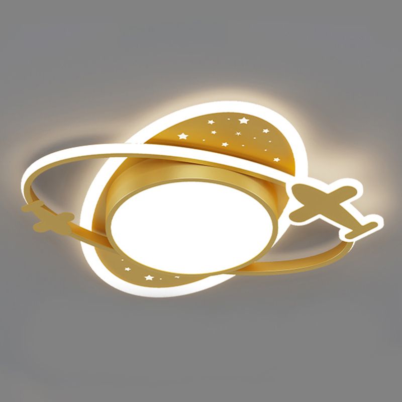 Luminaire encastré créatif en forme d'avion, luminaire de Style moderne pour chambre d'enfant