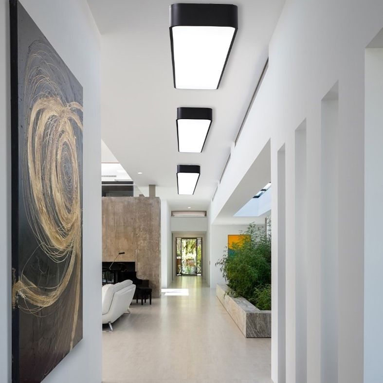 Modern Style Acrilico LED Flush Light Office Massimale Montato Light con 1 Luce