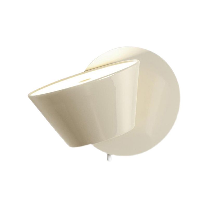 Nordic Style Metal Wall Light Colorful Rotatable Reading Wall Sconce for Bedroom