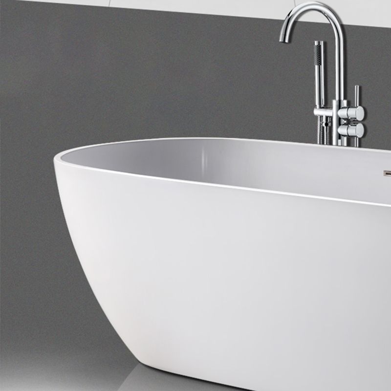 Oval Freestanding Bath Tub Modern Acrylic Bathtub for Bathroom