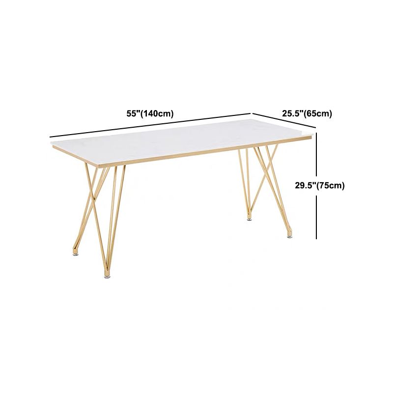 Glam 1/2/5 Pieces Dining Set Stone Top Dining Table with Chairs for Restaurant