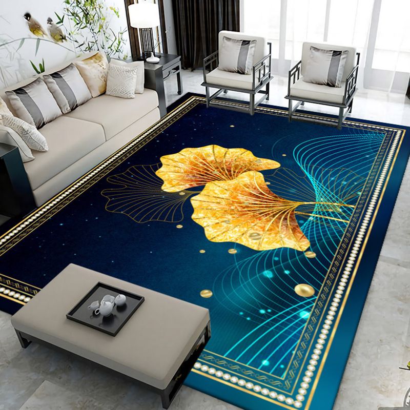 Modern Geometric Rug Carpet Stain Resistant Rug for Living Room