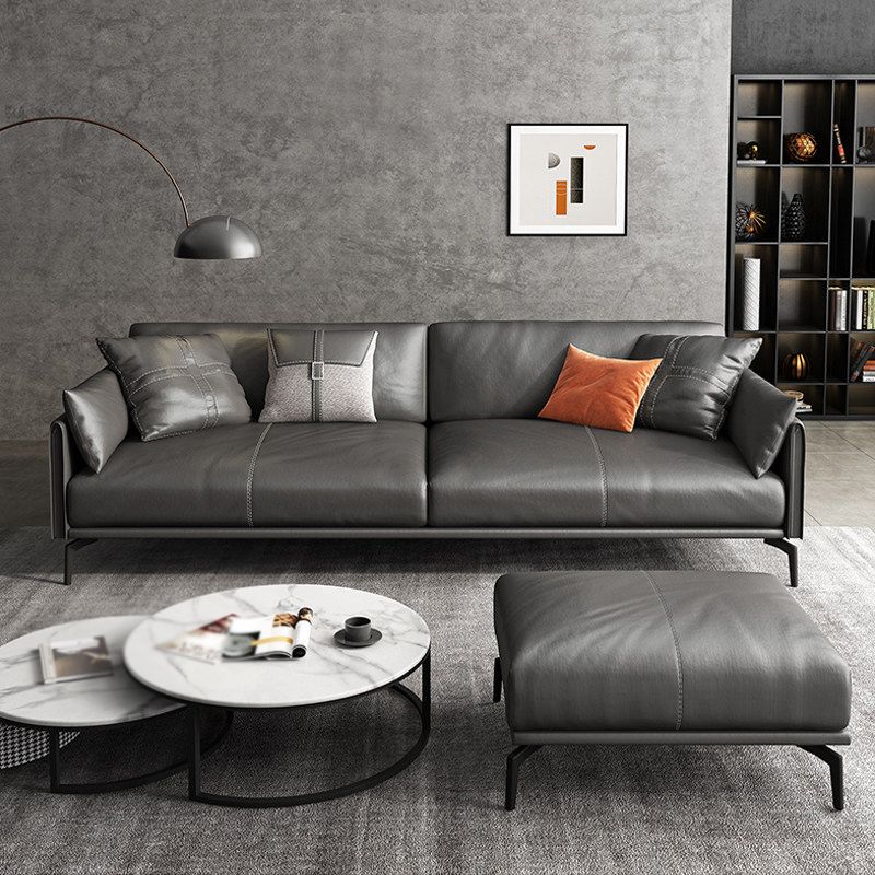 Living Room Contemporary Pillow Top Arm Standard Pillows Sofa Chaise