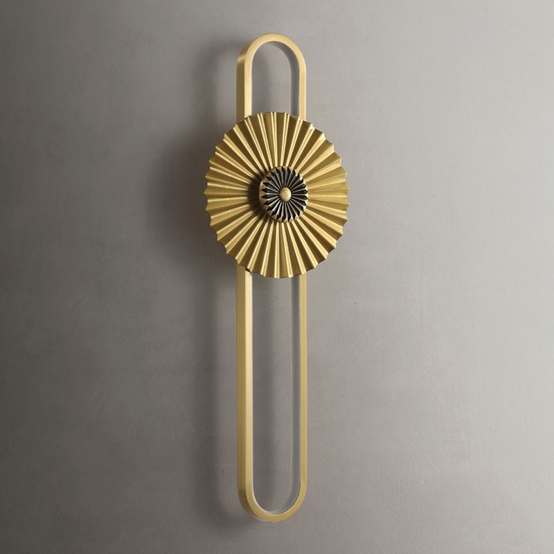 2 - Light Gold LED Bath Bar Solid Brass Post Modern Bathroom Vanity Lighting